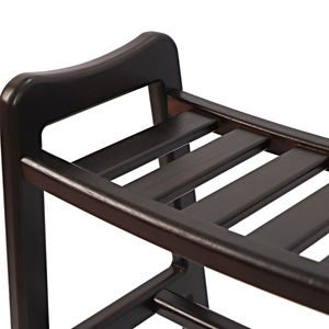 Tabouret de salle de bain en bois massif Western Cuisine Eastern Kitchen 31x51x47cm Marron, Chaise de douche, Siège de salle de bain - Product Image 5