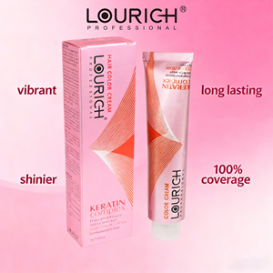 LOURICH Crema Colorante Professionale per Capelli alla Cheratina 67 Tonalità Basso Contenuto di Ammoniaca Lunga Durata Tinta per Capelli da Salone OEM Private Label Ingrosso - Product Image 1