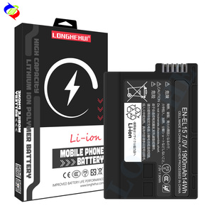 Batterie au lithium pour appareil photo EN-EL15 1900mAh pour Nikon D7000 D7100 <span class=keywords><strong>D7200</strong></span> D780 D610 D800 <span class=keywords><strong>D810</strong></span> - Product Image 1