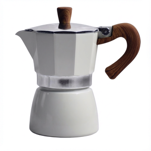 Cafetière italienne classique en alliage d'aluminium faite à la main, cafetière à <span class=keywords><strong>moka</strong></span> pour la maison, la cuisine et l'extérieur - Product Image 4