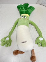 Nouvel Oreiller en Peluche pour Adulte en Forme de Ciboulette, avec Fonction Musicale, Rembourrage en Coton PP, Matière Polyester, Soutien Lombaire
