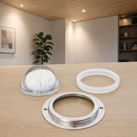 Ensemble de lentilles collimateurs LED en verre optique personnalisable pour projecteur d'éclairage de scène