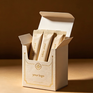 Empaquetado de Sobres de Polvo Personalizados al por Mayor con Caja de Exhibición de Papel Premium para Café, Té, Proteínas, Bebidas Instantáneas, Uso Minorista - Product Image 1