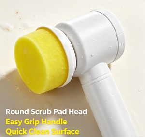 New High Quality Electric Kitchen Multi-Purpose Plastic Cleaning <b>Brush</b> Rotating Head for <b>Bottle</b> Cleaning Eco-Friendly Nylon - Product Image 4
