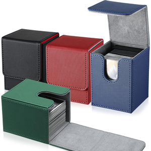 Boîte de rangement pour cartes, capacité de plus de 100 cartes, boîte de rangement verticale scintillante pour cartes TCG, compatible avec les cartes Commander MTG <span class=keywords><strong>Magic</strong></span> the Gathering - Product Image 3