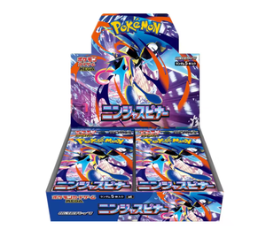 Paket Ekspansi MEGA Permainan Kartu Koleksi Pokémon, Kotak Putar Ninja Kertas, Top Loader Ultra Dream M4, Kotak Paket Tambahan Original