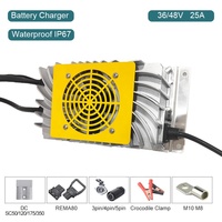 Chargeur de batterie LiFePO4 Li-ion KC EMC 48V 72V pour voiturette de golf électrique avec protection OTP, haute qualité, fonction CAN