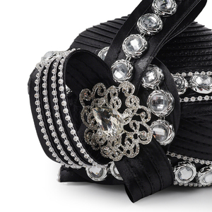 Chapeau <span class=keywords><strong>de</strong></span> cérémonie chic et élégant pour mariage, fascinateur <span class=keywords><strong>de</strong></span> fête orné <span class=keywords><strong>de</strong></span> cristaux, le meilleur chapeau <span class=keywords><strong>haut</strong></span> <span class=keywords><strong>de</strong></span> <span class=keywords><strong>forme</strong></span> pour femme, idéal pour la décoration <span class=keywords><strong>de</strong></span> fête - Product Image 5