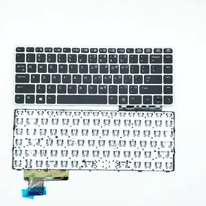 Replacement Laptop Keyboard With Frame For HP EliteBook Folio 9470m Laptop US-Layout