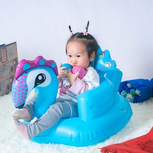 Multifunctional Folding Baby and Child <b>Inflatable</b> Bath Chair Living Room Portable PVC Chair Baby <b>Sofa</b> - Product Image 2