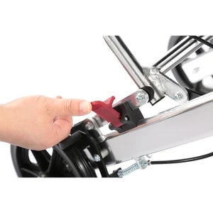 Silla de ruedas plegable ultraligera de aluminio de tránsito de transferencia portátil - Product Image 5