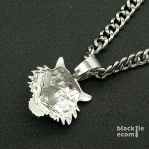 Collier pendentif tête de tigre hip-hop de qualité supérieure pour hommes, en acier inoxydable, style streetwear audacieux, bijoux à vendre - Product Image 5