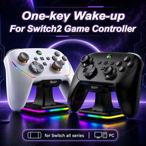 คอนโทรลเลอร์เกมไร้สาย S13 Dual Hall พร้อมปุ่มด้านหลังสำหรับ Switch และ PC รองรับการปลุกด้วยปุ่มเดียวพร้อมระบบสั่นคู่ - Product Image 6
