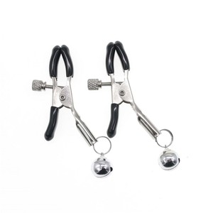 SM Couple Flirting Ladies' Sexy Single Bell Adjustable Tightness Nipple Breast <b>Clip</b> Waterproof Eco-Friendly Real Touch - Product Image 6