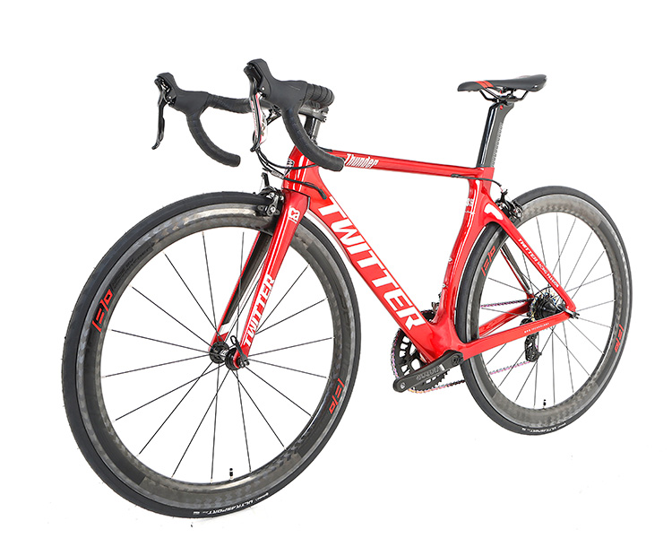 Twitter Nieuwste Thunder C Brake 22 Speed Koolstofvezel Racefiets 700c Gigantische Racefiets