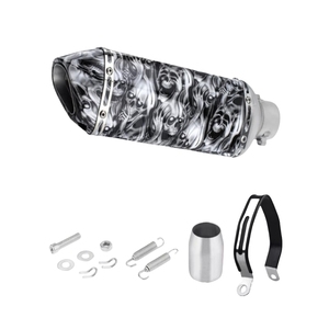 Modificación de Motocicleta, Tubo de Escape Hexagonal de Gran Cilindrada, Silenciador para Moto, Accesorio para Moto - Product Image 5