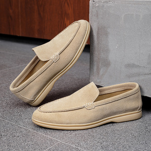 Mocasines HLT Clásicos y Cómodos de Piel Sintética para Hombre MS-8253-1, Duraderos, con Punta Redonda, para Todas las Temporadas, Estilo Casual, Sin Cordones - Product Image 5