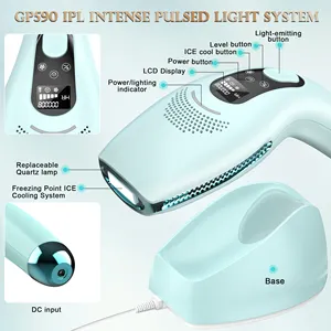 DEESS Portable Ipl Hair Removal Painless Permanent Ice Ipl Laser Hair Removal For Home Ipl Skin Rejuvenation Machine