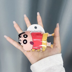Cartone animato giapponese pastello Shin-Chan accessorio in plastica carino per studenti molletta per capelli con artiglio di squalo fatto acetato dolce stile per i bambini - Product Image 2