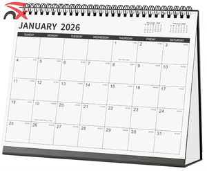 Premium Selection January <strong>2026</strong> - December <strong>2026</strong> <strong>Promotional</strong> Table Desktop Calendar Large Blaocks with Notes - Product Image 2