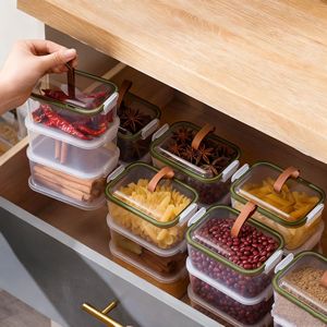 Spice Storage Box Rectangle Flip Top Airtight Container For Kitchen Food Organization - Product Image 2