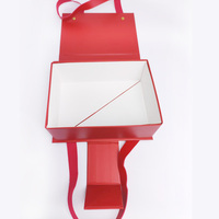 Luxuriöse Magnetische Faltbare Kartonbox mit Goldfolienprägung, Bandgriff für Kleidung, Schuhe, Kosmetik, Hautpflege, Geschenkverpackung