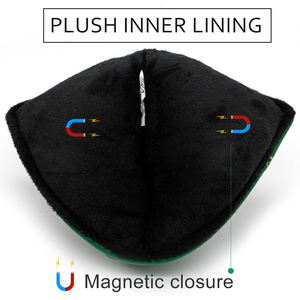 Housse de putter de golf magnétique à livraison rapide, en cuir brodé avec logo, personnalisée pour tête de putter de type blade - Product Image 2