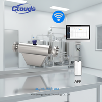 Débitmètre massique Coriolis sans fil Clouds ATEX IECEx Zone 1 4G NB-IoT LoRa antidéflagrant IP65 numérique sans fil HART pour raffinerie