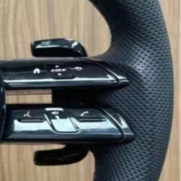 Volante de Fibra de Carbono Forjado Estilo Libélula, Compatible con <span class=keywords><strong>Mercedes</strong></span> <span class=keywords><strong>Benz</strong></span> AMG W167 W177 W213 W217 W222 GLB GLC, Gran Venta - Product Image 4