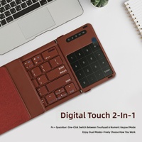 Clavier sans fil pliable transfrontalier le plus vendu, modèle B077T, pour iPad, téléphones, tablettes, ordinateurs portables