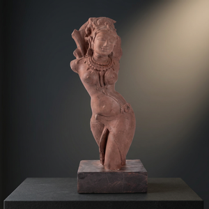 Réplica de la figura de soporte de un templo indio del siglo X, escultura Salabhanjika - Product Image 2