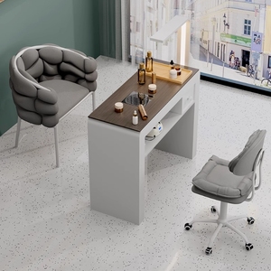 Mesa de Manicura Individual en Oferta, Juego de Mesa y Silla Profesional para Uñas con Aspiradora, Mesa de Manicura para Salón de Uñas - Product Image 2