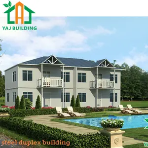 Factory custom Prefabricated AAC wall panel residential house travel hotel garden cabin cottage home worker camp house