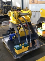 Compacteur de sol hydraulique vibrant professionnel pour excavatrice