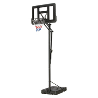 Ring Basket Bola Basket IUNNDS CD-B023K-A 44'' dari Cina, Grosir, dengan Papan Belakang PC, Ring Baja, Hitam, Tinggi Dapat Disesuaikan 2.3m-3.05m