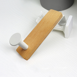Novità sopra la <span class=keywords><strong>porta</strong></span> a gancio singolo gancio a muro appeso gancio in metallo e legno sopra i <span class=keywords><strong>ganci</strong></span> per armadio da cucina - Product Image 5