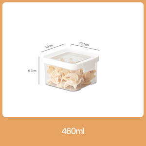 مطبخ حديث مختومة خزان تخزين شفافة PET + PE مقاوم للرطوبة مستدام متعدد الوظائف مسحوق الحليب الحبوب تخزين المواد الغذائية - Product Image 6