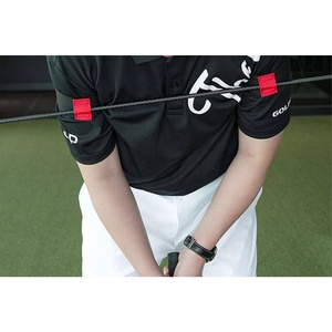 อุปกรณ์ฝึกซ้อมการจัดตำแหน่งไหล่สำหรับกอล์ฟ SwingPerfect พร้อมแกนคาร์บอนไฟเบอร์ ลูกบอล 3 ลูก ให้ข้อมูลภาพประกอบการฝึกซ้อมวงสวิงและการพัตต์ เหมาะสำหรับเด็ก - Product Image 2