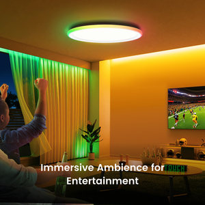 Lámpara de Techo Inteligente <span class=keywords><strong>YEELIGHT</strong></span> Mars 400, Aplicación Mijia, 16 Millones de Colores RGBICWW, Luz Lateral, Compatible con las Principales Plataformas AIoT - Product Image 4