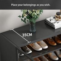Étagère à chaussures personnalisée Étagère en verre murale Étagère à chaussures en verre