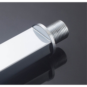 Saint Ruijia Stainless Steel <b>Shower</b> Rod 38cm <b>Square</b> 53220 Round Threaded Connection <b>Shower</b> <b>Head</b> Bracket - Product Image 4