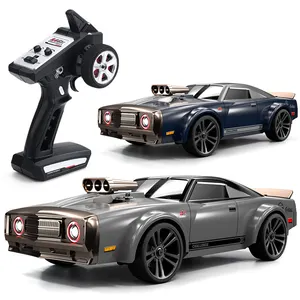 2023 New Wholesale Children's Cool Simulation 4WD Drift Full Scale High Speed Car Toy RC Racing Car Model Toy with Lights