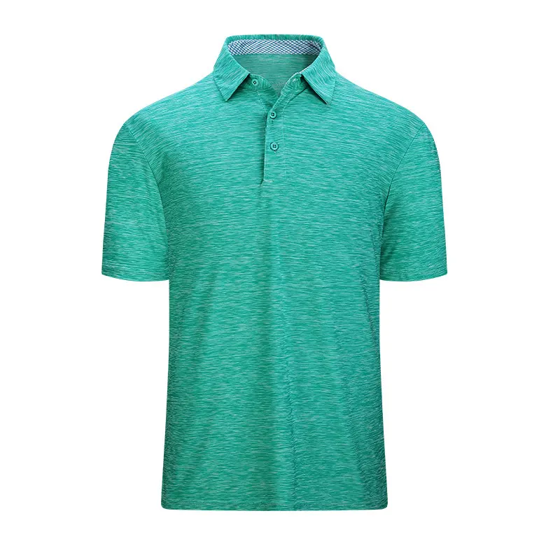 Polos personalizados de fibra de bambú para hombre respetuosos con el medio ambiente casual Hombre tenis deportes Polo verde