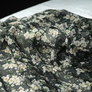 Nueva llegada 100% Mulberry Silk Printing <span class=keywords><strong>George</strong></span> Fabric Logotipo y tamaño personalizados - Product Image 5