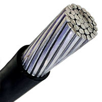 Cable de Alimentación Aéreo de Aluminio Desnudo ABC con Aislamiento XLPE, Voltaje Nominal 0.6/1KV para Transmisión de Energía Aérea