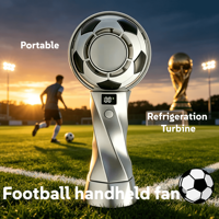 2026 World-C Fußball-Match Outdoor-Kühlungs-Mini-Ventilator Hochgeschwindigkeits-Aufladbarer Bürstenloser Blattloser Nackenventilator