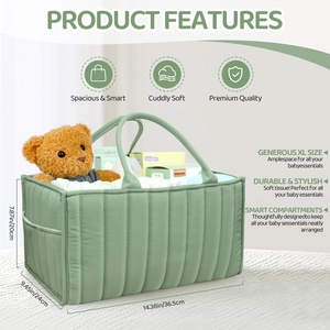 480g portátil mochila bebê fralda saco saco com compartimentos removíveis bebê fralda saco - Product Image 4