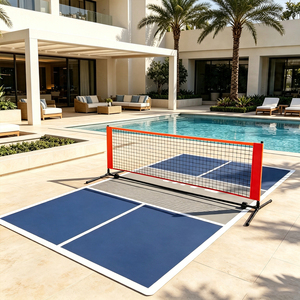 Système de filet de pratique portable, pliable rapidement, pour entraînement en intérieur et en extérieur - Product Image 1