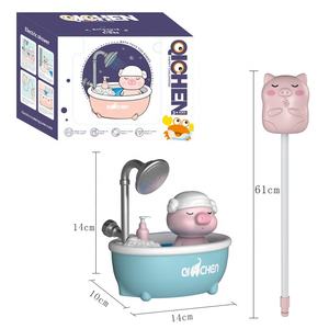 Samtoy interactivo lindo cerdito verano juego de agua <span class=keywords><strong>bañera</strong></span> ducha juguetes no tóxicos bebé juguetes de baño con cabezal de ducha - Product Image 6