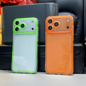 Leuchtende Glitzer Klare Handyhülle für iPhone 17 16 15 14 13 12 Pro Max 2025 Neues Design Fluoreszierende Neon Handyhülle - Product Image 4